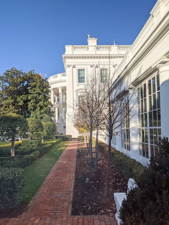 White House courtyard from inside | Another long weekend in Washington, D.C.