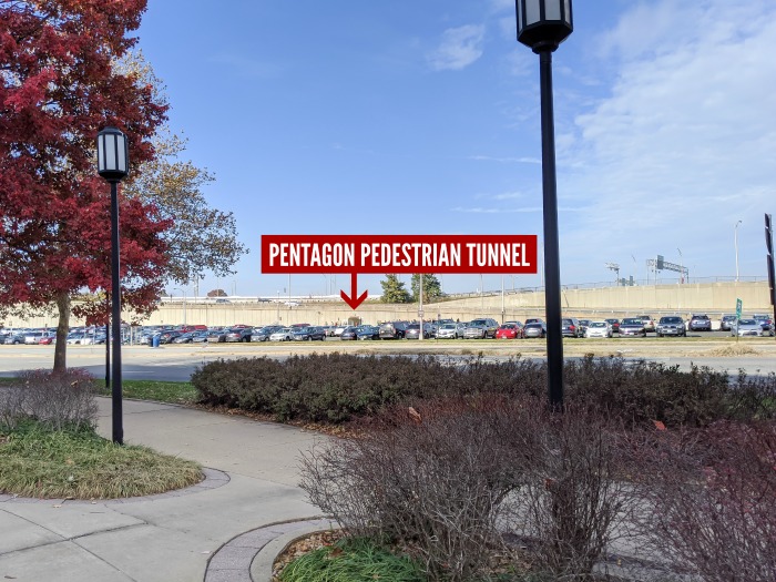 How to get to the Pentagon for your tour | Where is the Pentagon pedestrian tunnel? How to walk to the Pentagon for a tour