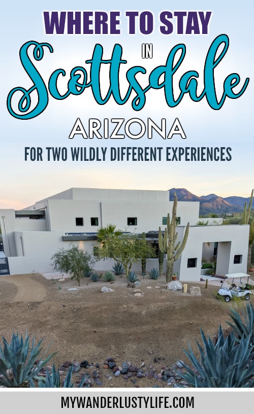 Where to Stay in Scottsdale, Arizona for two very different experiences | Comparing the iconic Hotel Valley Ho and Civana Wellness Resort and Spa | Mid-century modern architecture and design vs. a spa resort in the desert #scottsdale #arizona #spa #midcenturymodern #wheretostayinscottsdale