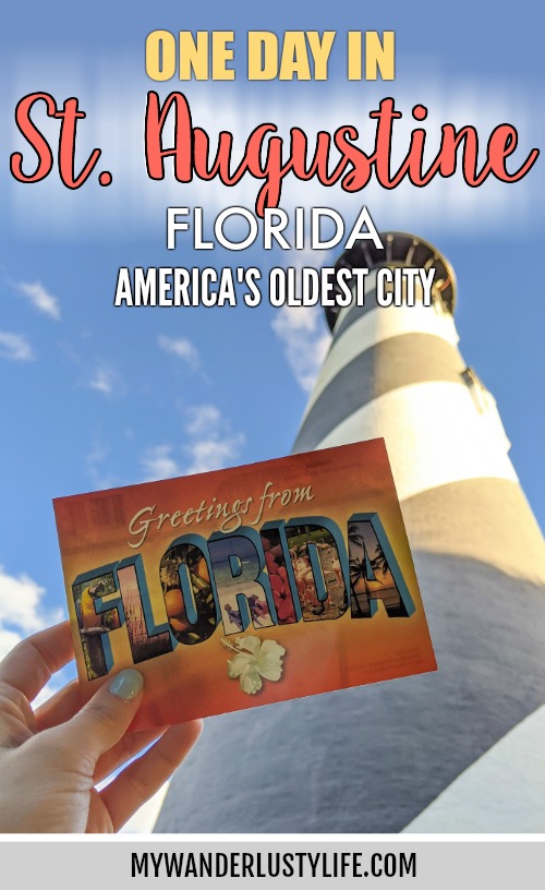 1 day in St. Augustine, Florida: a quick trip to America's oldest city / day trip to St. Augustine from Jacksonville / day trip to St. Augustine from Orlando / Castillo de san marcos, fountain of youth, lighthouse, spanish food #staugustine #florida #oldestcity #history