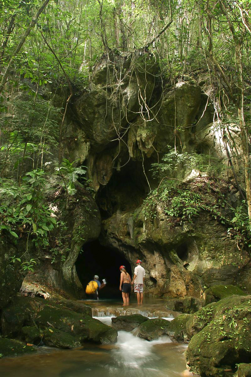 ATM Cave entrance / What to pack for the ATM Cave in Belize: What to wear, what shoes to wear, what to bring, and what to never, ever bring into the ATM Cave.