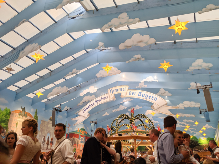 closing ceremony in Hacker tent / Must-Know Oktoberfest tips from an Oktoberfest tour guide and locals / what you need to know about oktoberfest in munich, germany