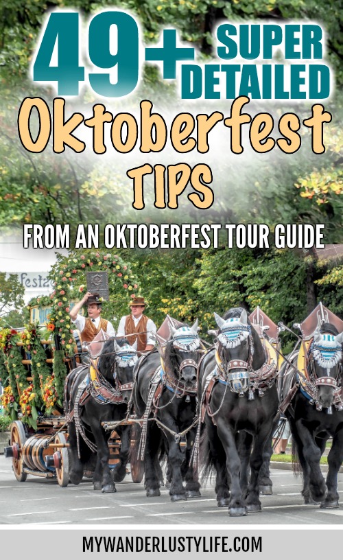 Super Detailed Oktoberfest tips from an Oktoberfest tour guide and locals / what you need to know about oktoberfest in munich, germany #oktoberfest #munich #germany #oktoberfesttips #traveltips #bavaria #wiesn