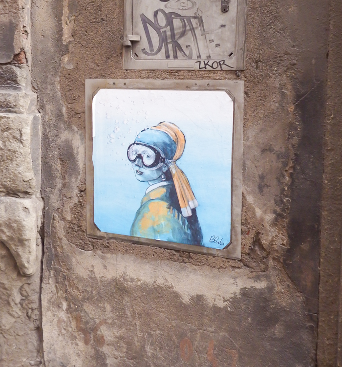 Blub street artist / 2 days in Florence, Italy