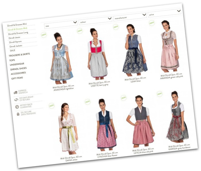 How to buy a dirndl online for oktoberfest, tips and advice