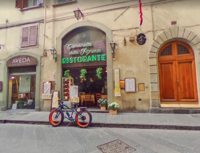 Tavernetta della Signoria restaurant / 2 days in Florence, Italy