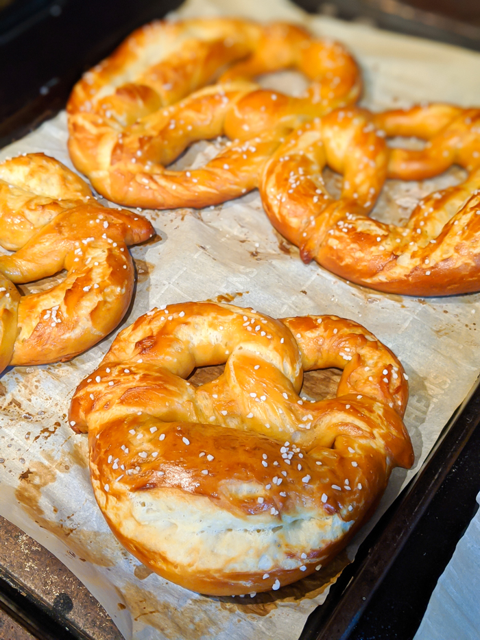 Fat bavarian soft pretzels