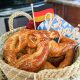 The perfect Oktoberfest party foods for your oktoberfest-themed party at home | #oktoberfest #oktoberfestfood #germanfood #germanrecipes #pretzels