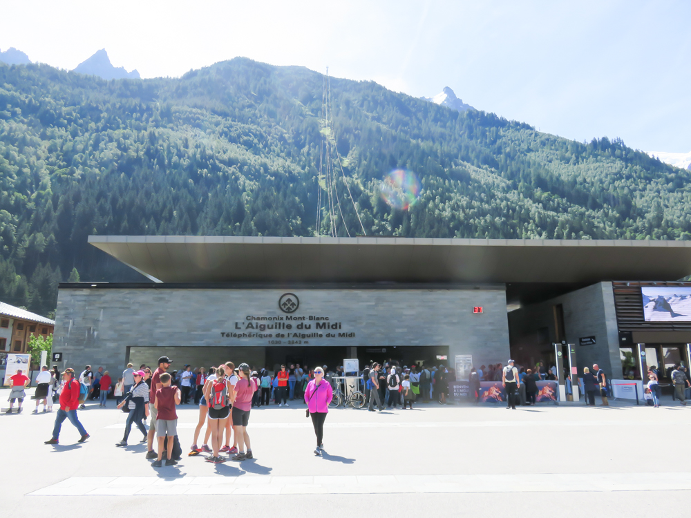 Aiguille du Midi summer visitor's guide, Chamonix, France: entrance