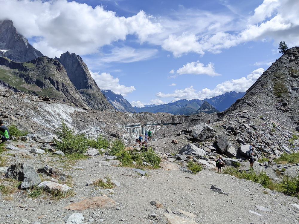 Day trip to Courmayeur, Italy from Chamonix, France / best day hike from courmayeur, val veny, glacier miage