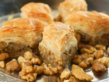 Simple honey walnut baklava recipe | How to make baklava | Greek baklava #baklava