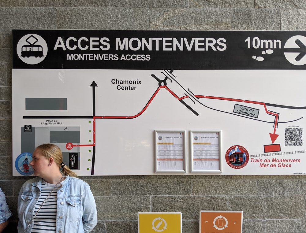 Awesome things to do in Chamonix in the summer: Alpine bucket list / Aiguille to Midi to Montenvers train map