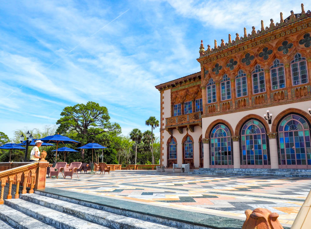 elaborate mansion on the water in sarasota