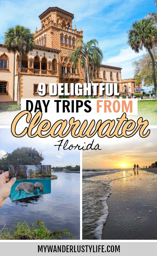 9 Delightful Day Trips from Clearwater: Florida One Tank Trips - Day trips from Clearwater Beach to places like St. Petersburg, Sarasota, Ft Myers, Weeki Wachee, Tarpon Springs, Orlando and Disney World, Tampa and Ybor City #florida #mywanderlustylife #clearwater