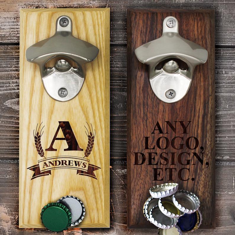 oktoberfest gift ideas, perfect gifts for oktoberfest lovers: personalized wall-mounted bottle opener