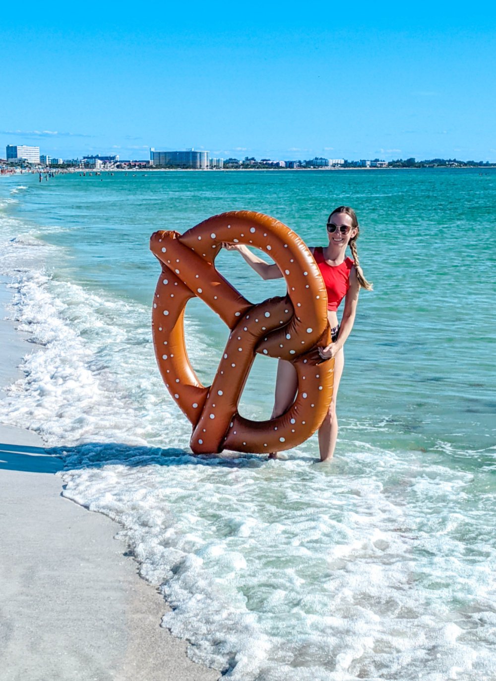 oktoberfest gift ideas, perfect gifts for oktoberfest lovers: pretzel pool float