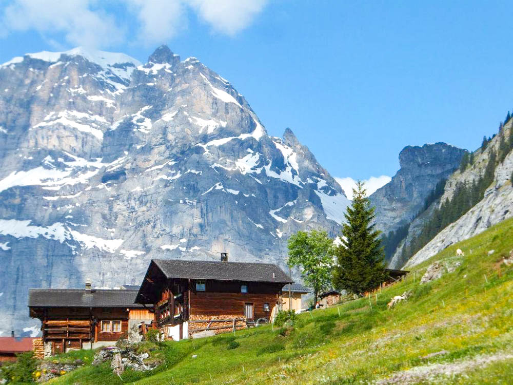 Chalet in the mountains | Where to stay in Gimmelwald, Switzerland: Mountain Hostels and B&Bs | Best places to stay in Gimmelwald