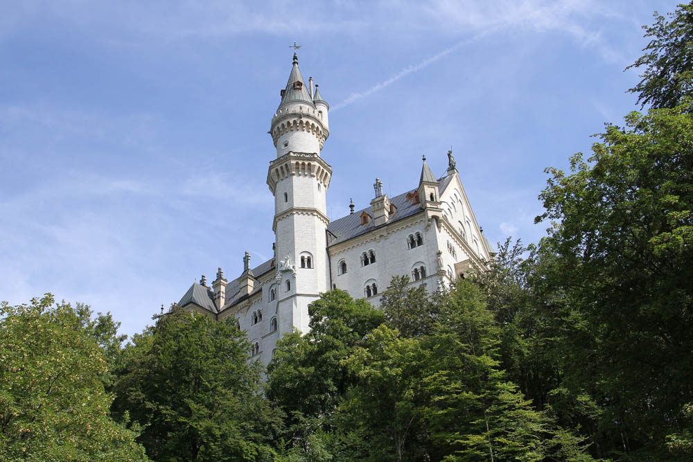 View from Schlossrestaurant Neuschwanstein | Where to stay near Neuschwanstein Castle: 12 Best Hotels and Airbnbs in Hohenschwangau, Schwangau, and Füssen