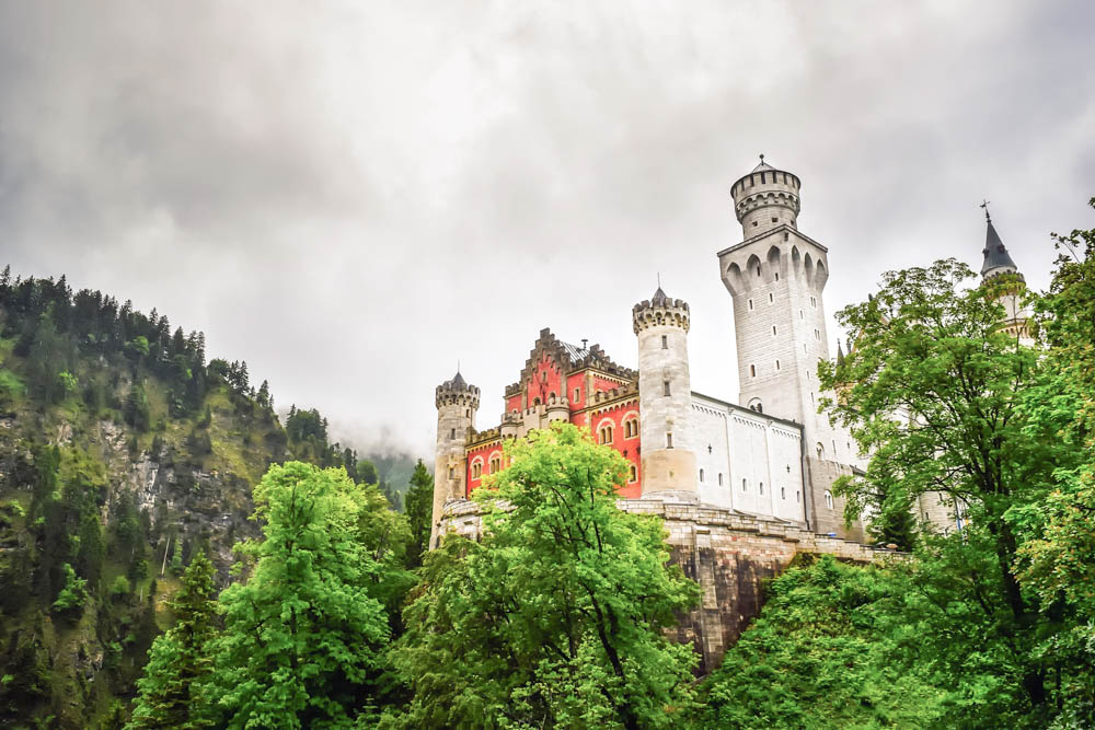 Close-up front view | Where to stay near Neuschwanstein Castle: 12 Best Hotels and Airbnbs in Hohenschwangau, Schwangau, and Füssen