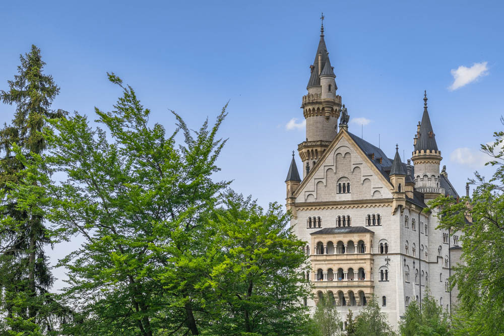 Close-up view | Where to stay near Neuschwanstein Castle: 12 Best Hotels and Airbnbs in Hohenschwangau, Schwangau, and Füssen