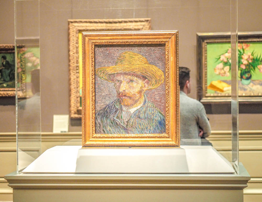 Vincent van Gogh self portrait at the MET