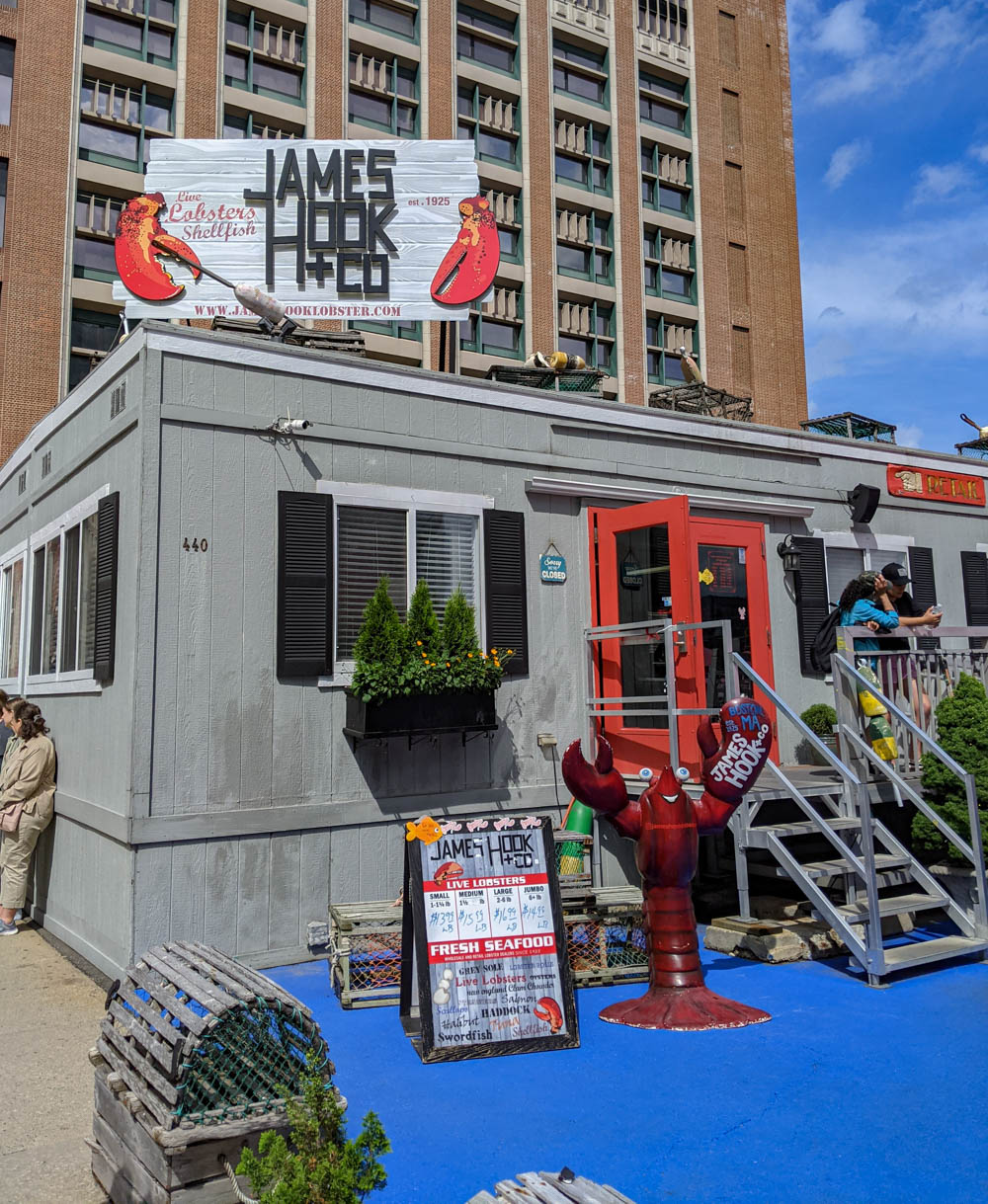 Boston bucket list and the best things to do in Boston: James Hook and Co lobster