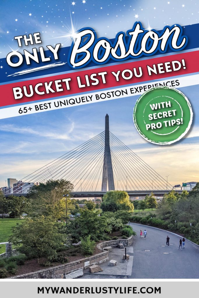 Boston bucket list and the best things to do in Boston, Massachusetts. Pro tips for visiting Boston.