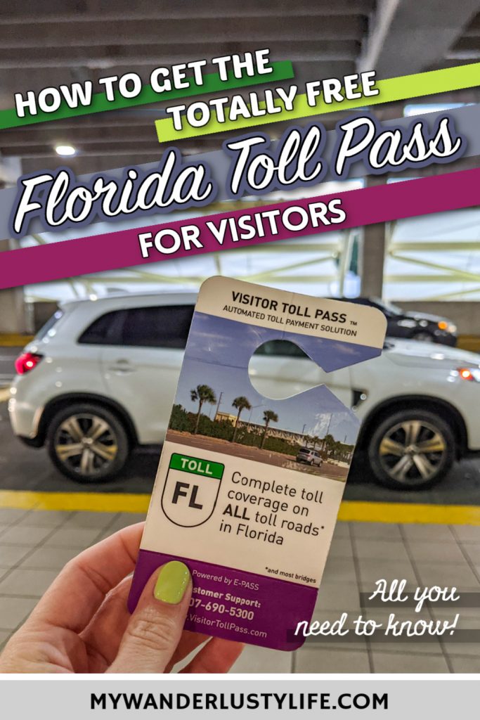 The Free Florida Toll Pass for Visitors: How to Get It + What You Need to Know | Orlando, Florida tourism | Visiting Walt Disney World | Orlando travel tips, toll booths for rental cars