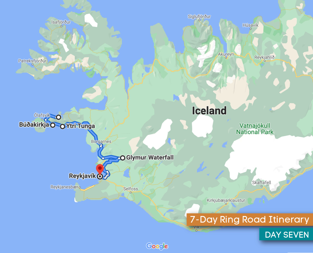Ring Road Itinerary- Iceland in 7 Days