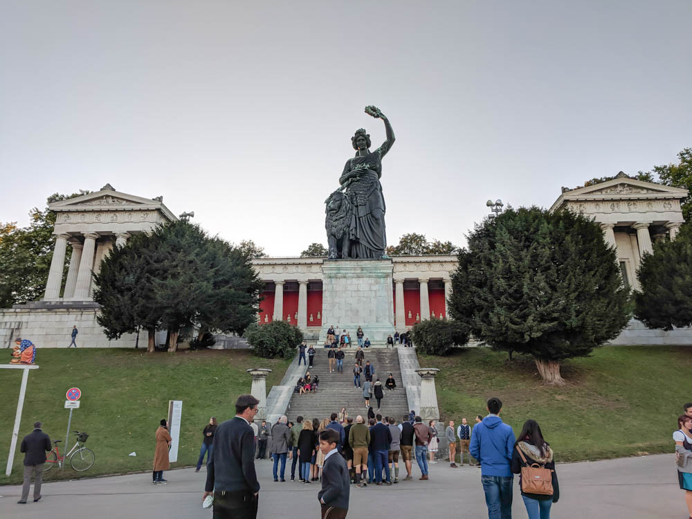 large bavaria statue