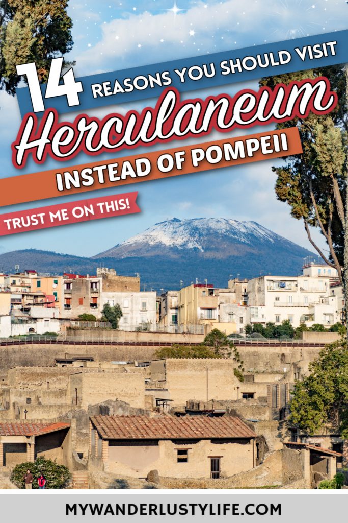 Better Than Pompeii: 14 Reasons You Should Visit the Herculaneum Ruins Instead | Ercolano Scavi and Mount Vesuvius | Things to do in Naples, Italy