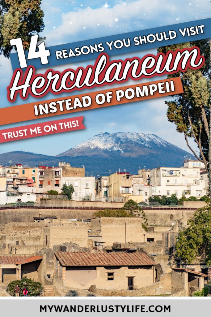 Better Than Pompeii: 14 Reasons You Should Visit the Herculaneum Ruins Instead | Ercolano Scavi and Mount Vesuvius | Things to do in Naples, Italy