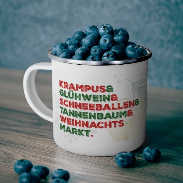 German Christmas glühwein mug