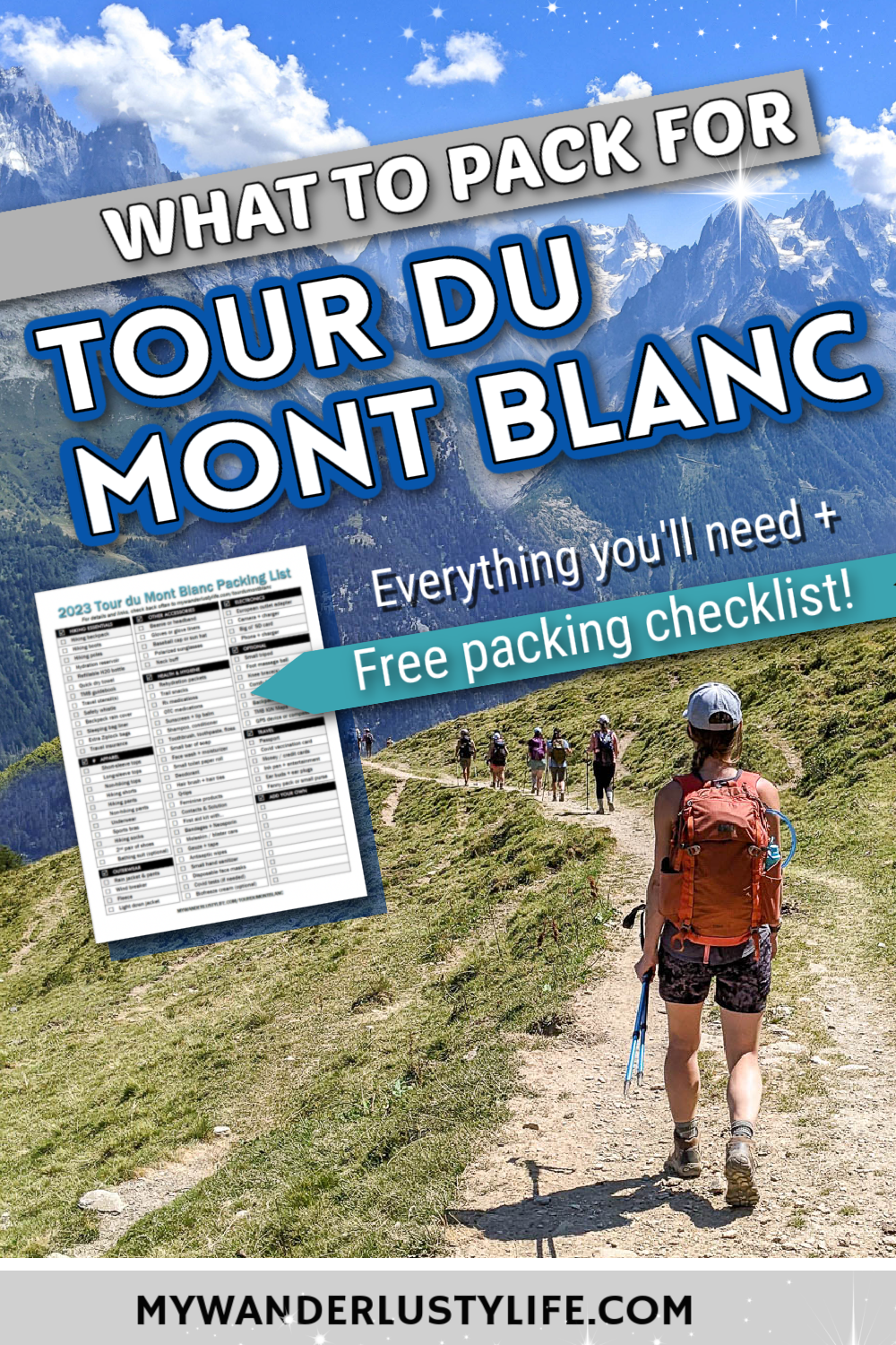 gear for tour du mont blanc