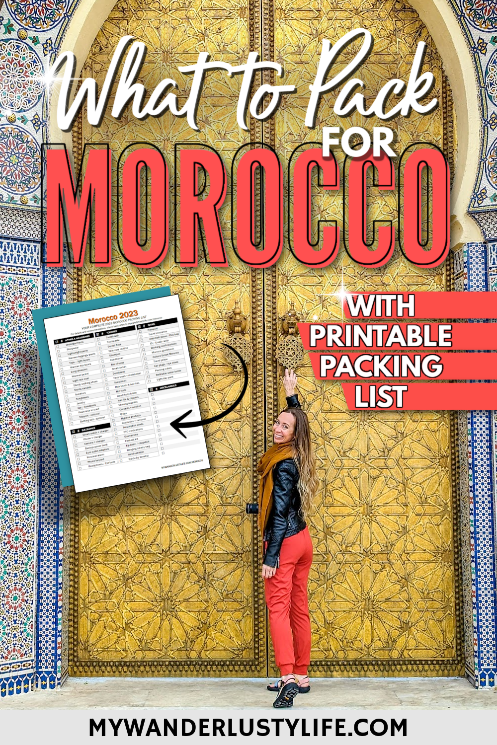 female tourist clothing morocco