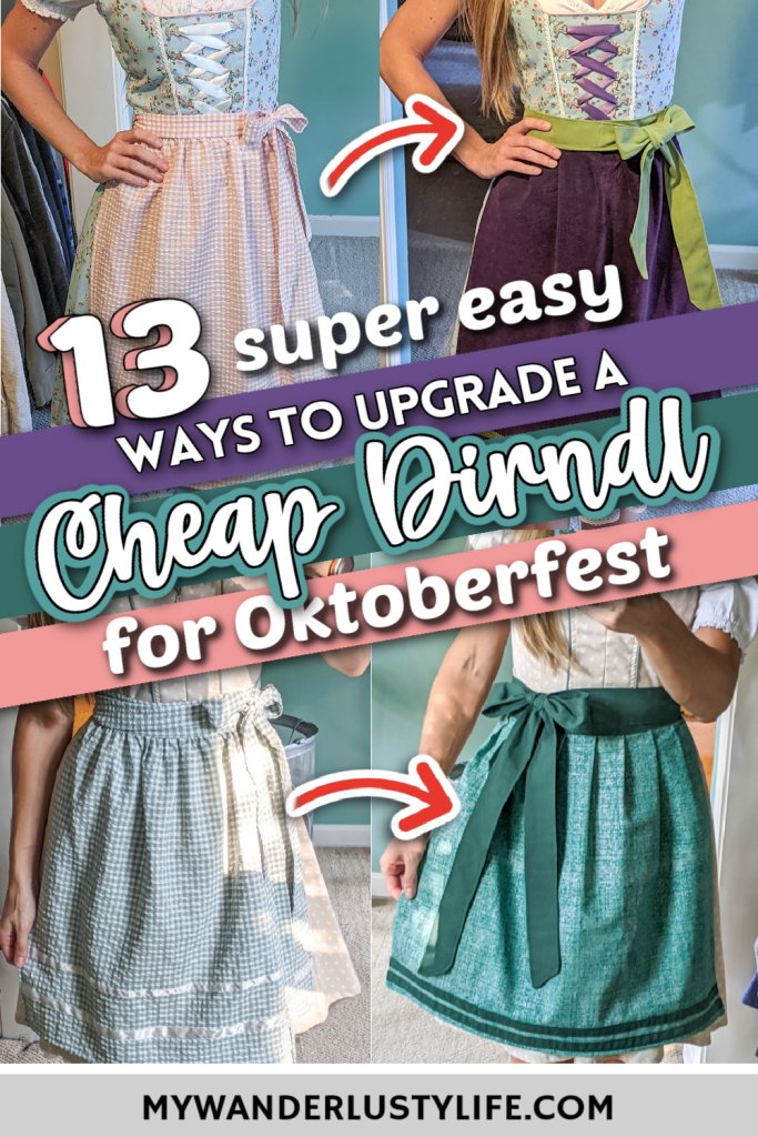 13 Easy Ways to Upgrade a Cheap Dirndl: Simple Oktoberfest Outfit Hacks