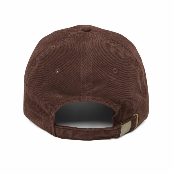 No Regrets Just Baguettes Embroidered Vintage Corduroy Cap - Image 2