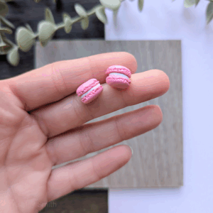 Handmade Macaron Earrings (5 Colors)