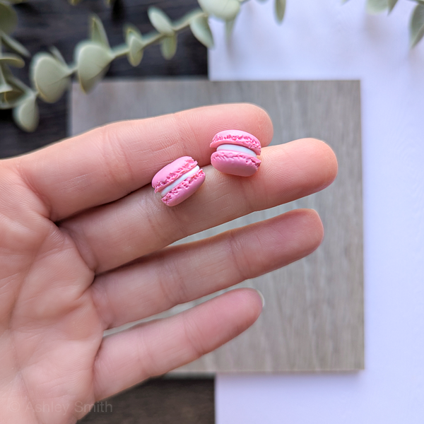 Handmade Macaron Earrings (5 Colors)
