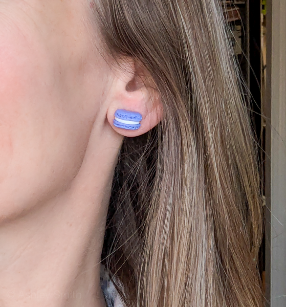Handmade Macaron Earrings (5 Colors) - Image 3